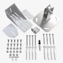 Pack Fixation en angle avec poulie déportée 15 cm