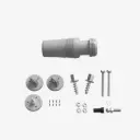 DELTA L+ avec kit de fixation support plein ll Suivi de fissures