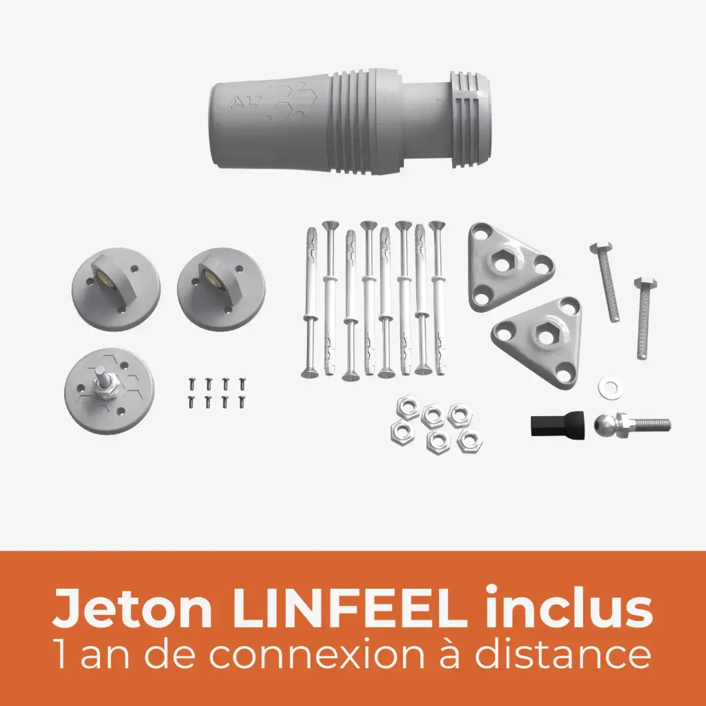 [DLL+FULLC] DELTA L+ con kit di fissaggio per supporto cavo e token LINKFEEL