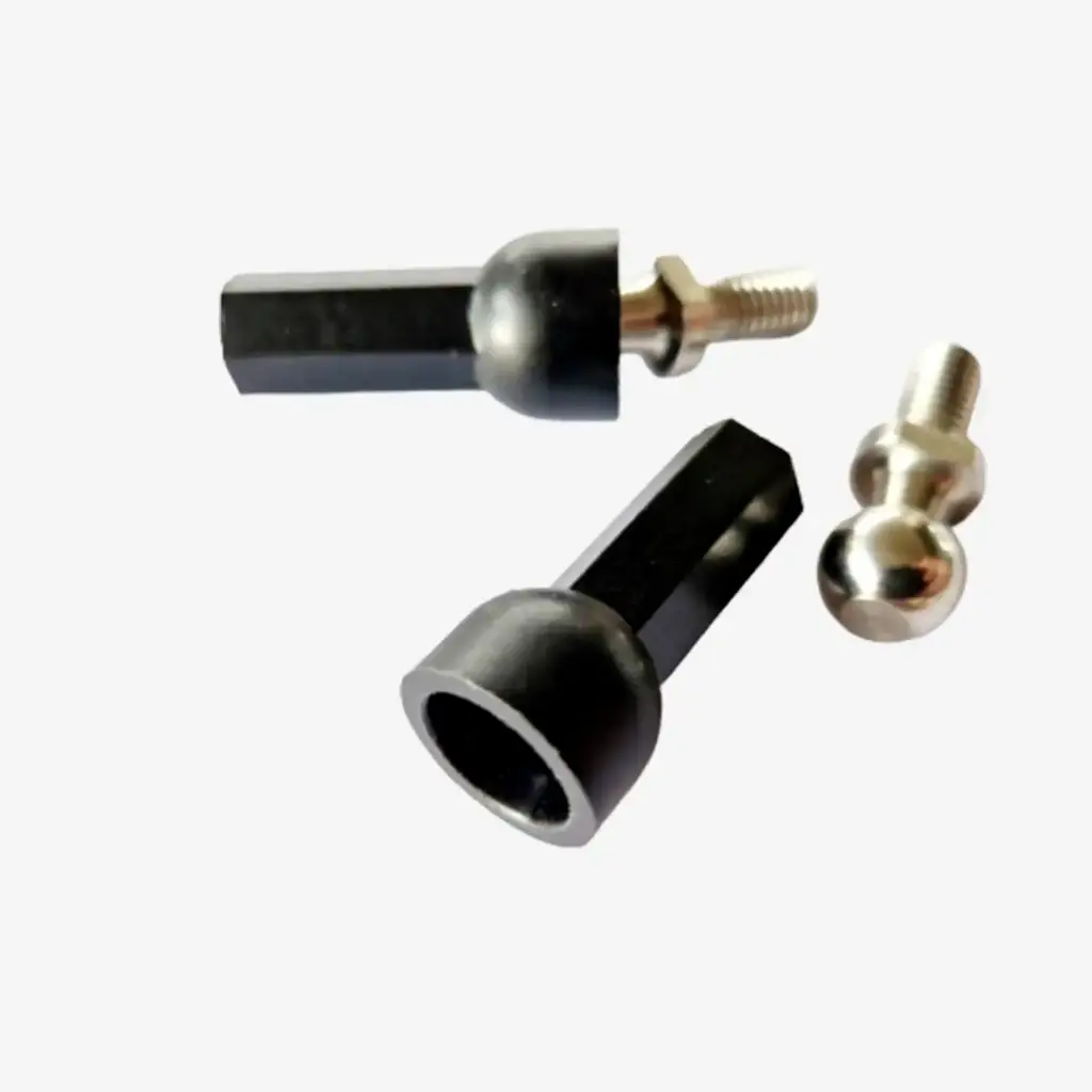Connexion rotule droite inox