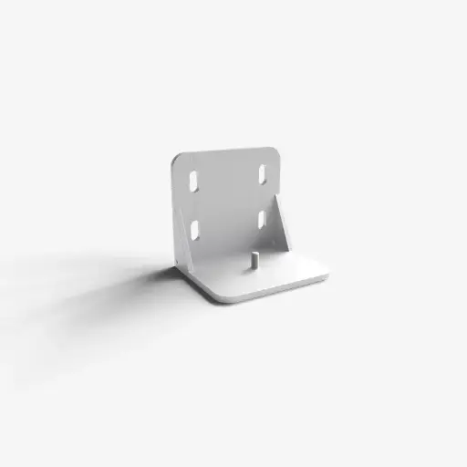 [PIEQU] Support segment ligne inclinométrique - fixation latérale
